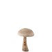 Champignon en bois naturel 30x30x37 cm Champignon en bois naturel 30x30x37 cm