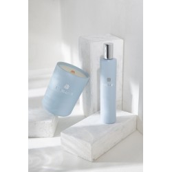Parfum d’intérieur en verre bleu 4.5x4.5x18 cm
