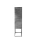 Armoire 2 portes en bois naturel 90x40x160 cm Armoire 2 portes en bois naturel 90x40x160 cm