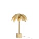 Lampe cocotier en métal or 53x53x69 cm