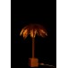 Lampe cocotier en métal or 53x53x69 cm