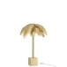 Lampe cocotier en métal or 53x53x69 cm