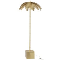 Lámpara de pie de metal dorado 77x77x133 cm