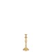 Candelabro em alumínio dourado 13x13x33 cm Candelabro em alumínio dourado 13x13x33 cm