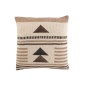 Cuscino quadrato in tessuto beige 43x43x15 cm

