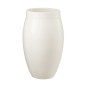Vase long en céramique blanc 22x22x37 cm Vase long en céramique blanc 22x22x37 cm