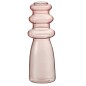 Vase en verre rose 7x7x21 cm Vase en verre rose 7x7x21 cm