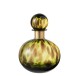 Bouteille avec bouchon en Verre Vert et Or 21x21x29,5cm Bouteille avec bouchon en Verre Vert et Or 21x21x29,5cm