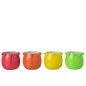 Photophore cactus en métal multicolore 15x15x12 cm assortiment de 4 Photophore cactus en métal multicolore 15x15x12 cm assortiment de 4