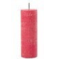 Vela pilar de parafina rosa 10x10x28 cm