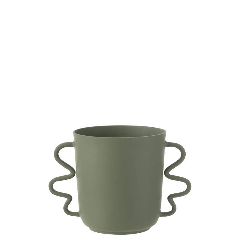 VASE JULIEN ALUMINIUM VERT VASE JULIEN ALUMINIUM VERT