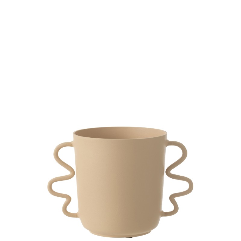 VASE JULIEN ALUMINIUM BEIGE VASE JULIEN ALUMINIUM BEIGE