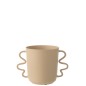 VASE JULIEN ALUMINIUM BEIGE VASE JULIEN ALUMINIUM BEIGE
