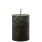 Bougie pilier en paraffine noir 15x15x21 cm