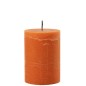 Vela pilar de parafina naranja 15x15x21 cm