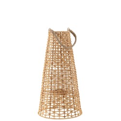 Lanterne Anais en Rotin Naturel 30x30x55 cm