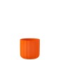 Cache-pot en céramique orange 15x15x14.5 cm Cache-pot en céramique orange 15x15x14.5 cm