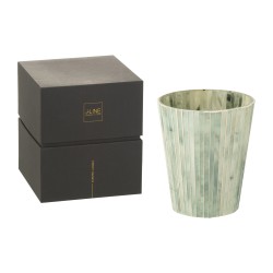Bougie parfumée Noa en paraffine bleu 15.5x15.5x18.5 cm