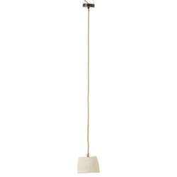 Lampe suspendue en papier blanc 20x20x15 cm