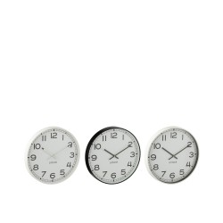 WANDKLOK ROND WIT/ZWART S ASS3