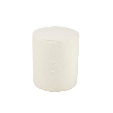 POUF CYLINDRE LAINE CRÈME