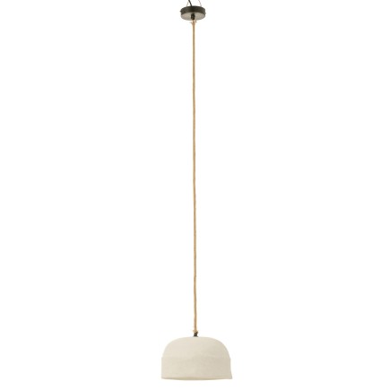 Lampe suspendue en papier blanc 30x30x15 cm