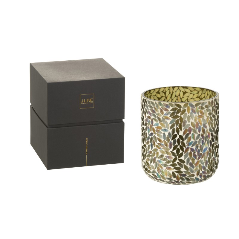 SC CANDLE TEA&HERBS GRE L-120H