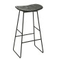 TABOURET RECT TECK RECY NOIR L TABOURET RECT TECK RECY NOIR L