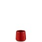 Cache-pot rond en poterie rouge 14x14x13 cm Cache-pot rond en poterie rouge 14x14x13 cm