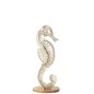 Hippocampe sur socle en aluminium multicolore 30x12.5x12.5 cm