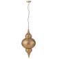Lampe suspendue Bore en métal doré 40x40x86 cm Lampe suspendue Bore en métal doré 40x40x86 cm