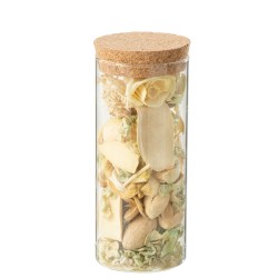 DRIED FLOW+PINE LEMON GL YEL