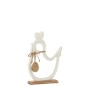 POULE COLLIER OEUF ALU BLA L