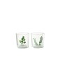 Photophore feuilles en verre multicolore 7.3x7.3x8 cm Photophore feuilles en verre multicolore 7.3x7.3x8 cm