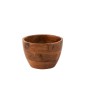 Bol Sota de madera de acacia oscura natural 17x17x12 cm Bol Sota de madera de acacia oscura natural 17x17x12 cm