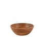 Cuenco de madera de acacia natural 20x20x8 cm