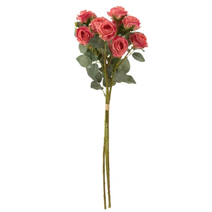 Bouquet rose artificiel en plastique rose 20x20x60 cm