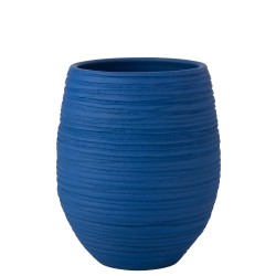 Cache-pot en céramique bleu 50*44*60 cm