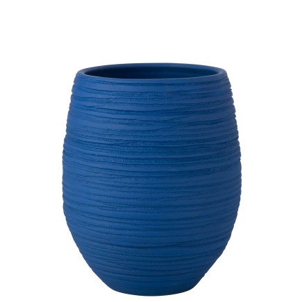Macetero de cerámica azul 50*44*60 cm