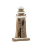 Phare en bois multicolore 16x7x31 cm