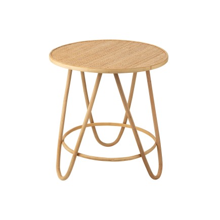 Table Balia en rotin naturel 60x60x64 cm
