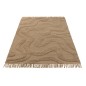 Alfombra tufted de lana beige 230x160x1 cm Alfombra tufted de lana beige 230x160x1 cm