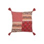 Almofada Flores+Floches em Algodão Vermelho 45x45x12 cm Almofada Flores+Floches em Algodão Vermelho 45x45x12 cm