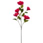 HIBISCUS SPRAY POLYESTER RED