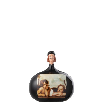 Les Chérubins figurine en poterie multicolore 10.5x8x12 cm