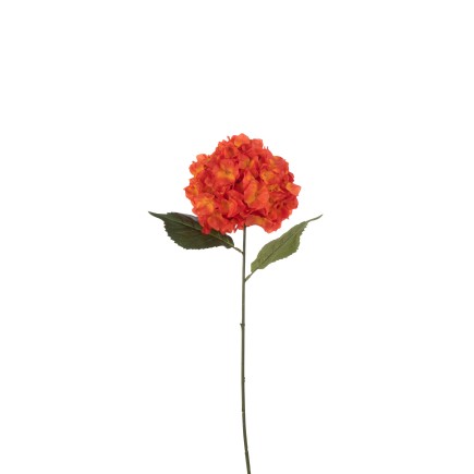 HYDRANGEA SPRAY POLYESTER RED