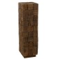 Base de madera natural grande en madera natural 30x30x105 cm