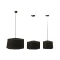 Lámparas colgantes Moonj de junco negro 50x50x26 cm Lámparas colgantes Moonj de junco negro 50x50x26 cm