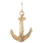 Suspension ancre en bois naturel 40.5x4x52 cm
