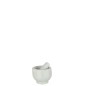 MORTAR+PESTLE MARBLE WHITE